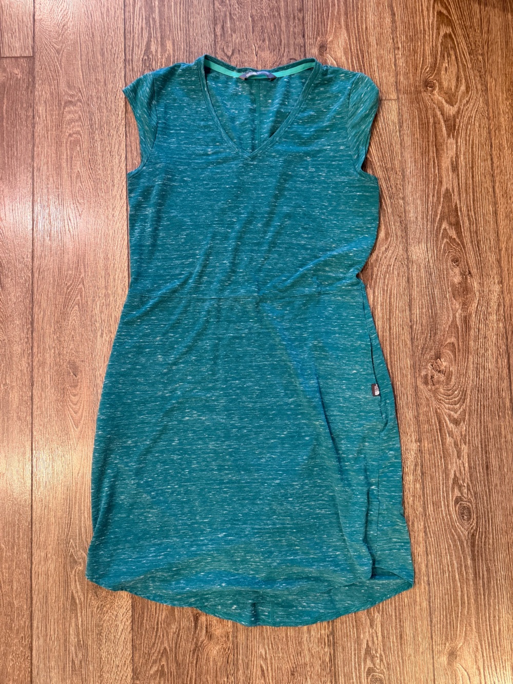The North Face Teal Marled Swim Cover-Up